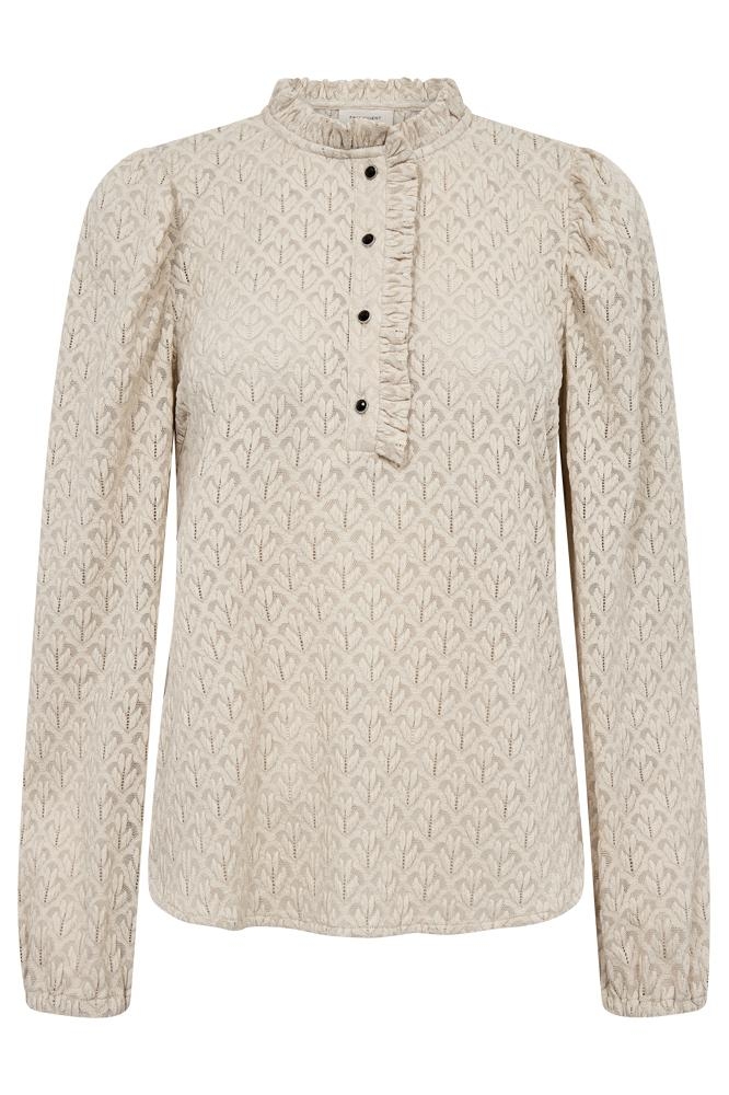 FQRIGGA BLOUSE 206875 MOONBEAM